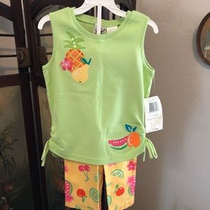 Girls Two Piece Pants Outfit